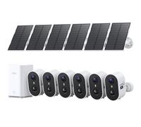 aosu 2K Camera Extérieure sans Fil Solaire, PIR/IA Détection, 32 Go Local