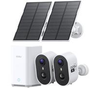 aosu 2K Caméra Surveillance WiFi Extérieure sans Fil, AI/PIR, 32 Go Local