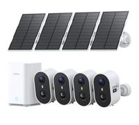 aosu 2K Caméra Surveillance WiFi Extérieure sans Fil, IA + PIR, 32Go Local