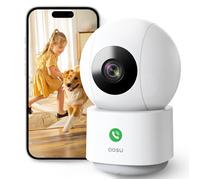 Aosu 2K Caméra Surveillance WiFi Intérieure, Caméra Intérieure, Vision Nocturne HD 10m, 5G/2.4 GHz WiFi, Détection des Humains et