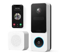 aosu 2K Sonnette sans Fil avec Camera, Grand Angle 170°, Détection de Colis | Détection Humaine PIR pour Porte d'Entrée, Audio Bidirectionnel, Vision Nocturne, Wi-Fi 2,4GHz, IP65, Compatible avec Alexa