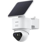 Aosu 4K Caméra Surveillance WiFi Extérieure sans Fil, 8MP Camera Exterieur Solaire, Vision Nocturne TrueColor, Suivi à 360°, Alarme
