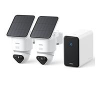 aosu T2 Ultra 4K Caméra Surveillance Extérieure sans Fil 16 to Extensible | aosuCortex, 32 Go, 16 To Extensible, 360°，Radar+PIR+IA, Suivi Auto, Vision TrueColor, IP65 ,Dual Wifi, SÉCURITÉ DOMESTIQUE