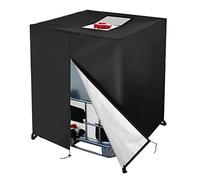 Aotuman Bâche De Réservoir d'eau - Colecteurs d'eau De Pluie Bache, Bâche pour Cuve 1000L IBC, Couverture UV, Antipoussière, Housses pour Cuve Eau De Pluie, Noir, 12x100x116cm, 12*100*116 cm