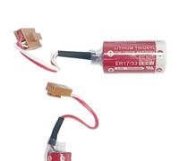 Aousavo Batterie de rechange ER17/33 (3,6 V) 1600 mAh ER17/33 compatible avec Omron 3G2A9-BAT08 C500-BAT08 Maxell ER17/33