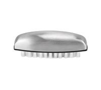 AOWINHIT Brosse de Nettoyage de Fruits et Légumes, Décontamination Ergonomique et Durable pour Le Nettoyage de la Cuisine, en Acier Inoxydable 304, 1 unité