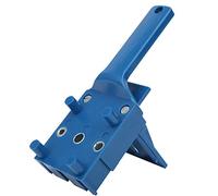 AOWINHIT Jeu de Guides de Perçage 41 Pièces, Outil Précis pour le Travail du Bois pour les Projets de Menuiserie de Bricolage avec Forets de 6mm 8mm 10mm (Bleue)
