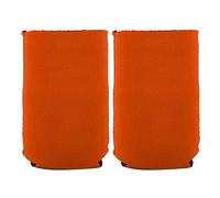 AOWINHIT Manchon de Bouteille D'eau en Néoprène, isolé et étanche, Couvercle de Bouteille Portable pour une Utilisation en Extérieur, Ensemble de 2 Pièces, Orange et Rouge (Orange)