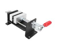 AOWINHIT Pince D'é de Club en Aluminium, Outil de Support Stable pour le Remplacement de la Poignée de Golf, Poignée en Caoutchouc Antidérapante Noire 9,45x5,51 Pouces