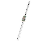 AOWINHIT Rail de Guidage Linéaire Miniature, Bloc Coulissant de Haute Précision, Largeur de 12mm pour équipement de Mesure de Précision 350mm