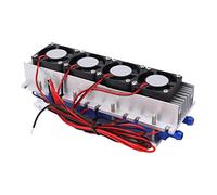 AOWINHIT Refroidisseur Thermoélectrique TEC1-12706 à 4 Puces 12 V pour Dispositif de Refroidissement D'air de Petit Espace, Kit de Réfrigération à Semi-conducteur à Faible Bruit, Refroidit L'air