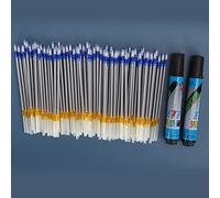 AOWINHIT Stylos à Eau Rechargeables, 13 Cm de Long | Recharges de rechange 100 pièces, plastique durable, idéales pour le cuir, outil de nettoyage