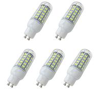 Aoxdi LED Lumière de Maïs GU10 7W Lampe, Blanc Froid, 48 SMD 5730 LED Spot | LED Mais Éclairage Intérieur Spot de Haute Luminosité Basse Consommation, AC220-240V, Lot de 5