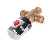 AOXIIUNNH Résiste aux Hautes Pressions et températures extrêmes. Robinet mitigeur thermostatique 3 Voies mâle G1/2 en Laiton Massif. Contrôle de la température de l'eau de Douche.