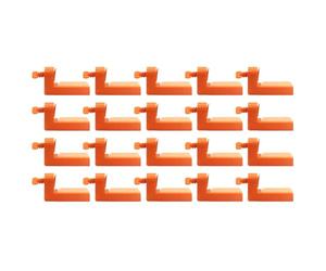 AOYEBO Kit de nivellement de carrelage 20 pièces Clips d'angle pour mur en céramique