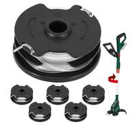 AOZBZ 6Pcs Bobine Fil Coupe Bordure, pour Parkside PRTA 20-Li A1 / B2 / C3/PRT 300 A1/PRT 550 A1/A3, Bobines de fil de Rechange Durables pour une Vitesse de Coupe Améliorée, Ø 1,60 mm, Longueur 8,3 m