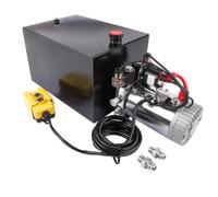 AP03 Groupe hydraulique 12 V double effet SAE #6 Port | Pompe de remorque à benne basculante hydraulique ; Convient aux applications nécessitant le port SAE numéro 6