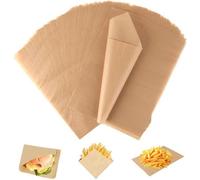 APACALI 300 feuilles de papier sulfurisé, 30 x 40 cm, papier pour fromage, papier pour pain, résistant à l'eau et à l'huile, pour charcuterie, hamburgers, sandwichs