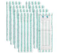 APACALI Lot de 8 serpillères de rechange pour balai Leifheit Profi XL Micro Duo - Housse de rechange en microfibre efficace pour tous les sols durs - Forte absorption d'eau