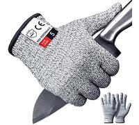 Apaffa 1 paire de gants résistants aux coupures - Haute performance - Protection de niveau 5 - Pour la cuisine, la découpe de la mandoline, la sculpture sur bois - Taille M