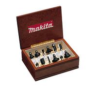 Aparoli A-88054 Jeu de fraises Makita professionnelles pour défonceuse 12 pièces 8 mm