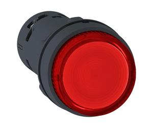 APC Bouton-poussoir lumineux LED Réinitialisation 1 S rouge 24 V, Bouton + interrupteur, Rouge