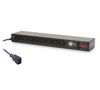 APC Bandeau de prises AP7921B – commutée 1U 208/230V 8x C13 IEC C20 Noir