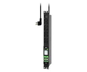 APC EasyPDU EPDU2016M - Unité de distribution secteur (rack-montable) - avec compteur - CA 230 V - 3680 VA - monophasé - Ethernet 10/100/1000, serial, USB - connecteurs de sortie : 8 (power IEC...