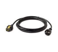 APC NetShelter - Cordon d'alimentation - Verrouillable - 3m - C19 - CEE/7 Schuko, 3,05 m, 16 A AP8755