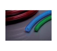 APD Schlauchtechnik Tuyau textile PVC 81B avec renfort 9x3mm 50m bleu transparent APD Quantité:1