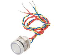 APEM PBARZAFB000G2A Interrupteur Piézo Vandal Résistant SPST Off-On 22Mm IP69K