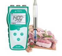Apera Instruments PH850-BS Kit de pH-mètre de viande portable équipé d'une électrode de pH LanSen 763