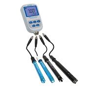 Apera Instruments SX751 PH/DO/ORP/Conductivité/TDS/Salinité/Résistance dans un coffret (étanche, fonction mémoire, compensation automatique de la température et étalonnage)
