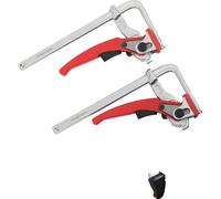 Aperçu rapide de la pince de rail, force de serrage de 220 kg, patin de protection en ABS