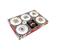 Apéro Happy Hour - Coffret Avec 5 Assiettes En Céramique