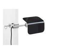Apex Applique Murale avec Pince Fer Noir