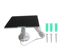 APGLSXY Chargeurs d'énergie solaire 5 W pour caméras de sécurité domestiques, appareils solaires extérieurs, appareils d'urgence, petits appareils électriques, chargeurs ABS