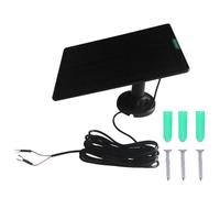 APGLSXY Chargeurs d'énergie solaire 5 W pour caméras de sécurité domestiques, appareils solaires extérieurs, appareils d'urgence, petits appareils électriques, chargeurs ABS