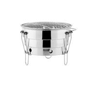 APGLSXY Grilles de barbecue portables en acier inoxydable - Installation rapide - Brûleurs à charbon de bois pour réunions de famille - Thés pliants - Grilles de cuisson - Réchaud pliable en acier