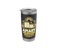 APIARY MORNING ROUND Ferme Fleurie Bouquet Gobelet isotherme en acier inoxydable double paroi