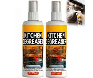 Apiastar Fast-Acting Heavy-Duty Grill Degreaser Spray,Nettoyant Barbecue Spray,Grease Cleaner Spray,Degraissant Barbecue,Nettoyant Barbecue Gaz,Nettoyant Surface Pour I'élimination De Ia Graisse (2)