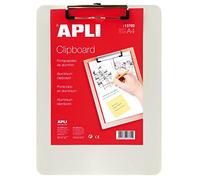 Apli 013782 Porte-Bloc en Aluminium, Format A4, Brun