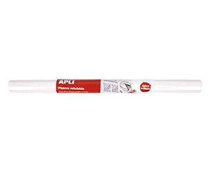 APLI 100370 - Tableau blanc adhésif en rouleau - 0,5 x 0,45 m - Parfait pour le bureau !