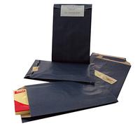 Apli 102017 250 Enveloppes Pochettes Cadeau, 43m x 24cm x 7cm, Kraft Bleu, Rouge