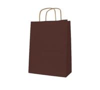 Apli 102067 50 Sacs Kraft, 18cm x 8cm x 21cm, Chocolat