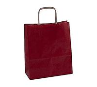 agipa Papiertragetasche - aus Kraftpapier, klein, rot