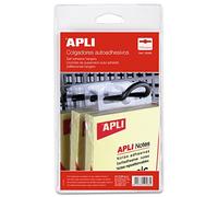 APLI 10586 Lot de 100 crochets adhésifs 34 x 48 mm