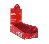 Apli 11037 Adhésif Roller permanent, 8 mm x 10 m