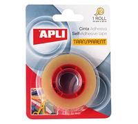 APLI Ruban adhésif 11166 transparent silencieux 19 mm x 33 m