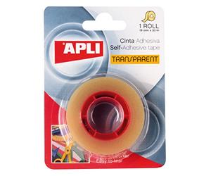 Apli 11166 - Ruban adhésif transparent 19 mm x 33 m